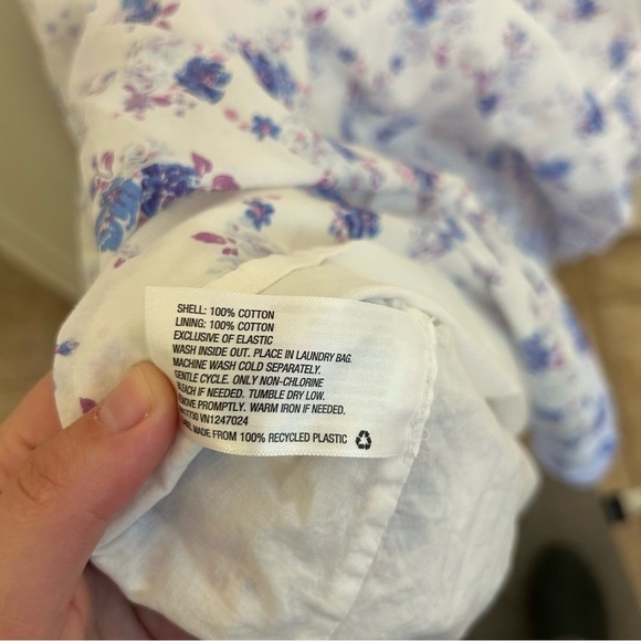 LoveShackFancy x Target Gemma Floral Midi/Maxi Dress Size Large Puff Sleeve - Picture 12 of 14